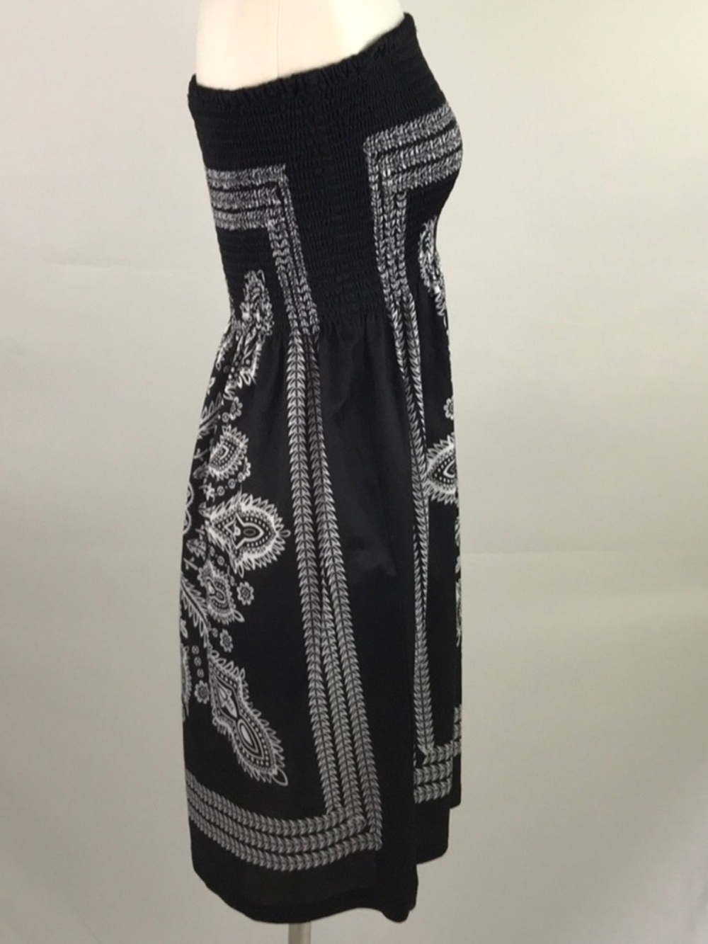 VENUS BLACK STRAPLESS SUNDRESS/MAXI DRESS or SWIM COVERUP - Picture 8 of 11